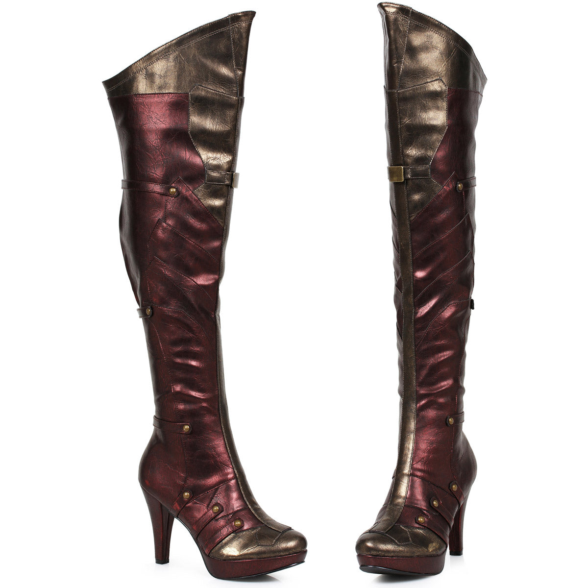 4 Inch Womens Thigh High Boot Ellie  414/WONDER/RDGD