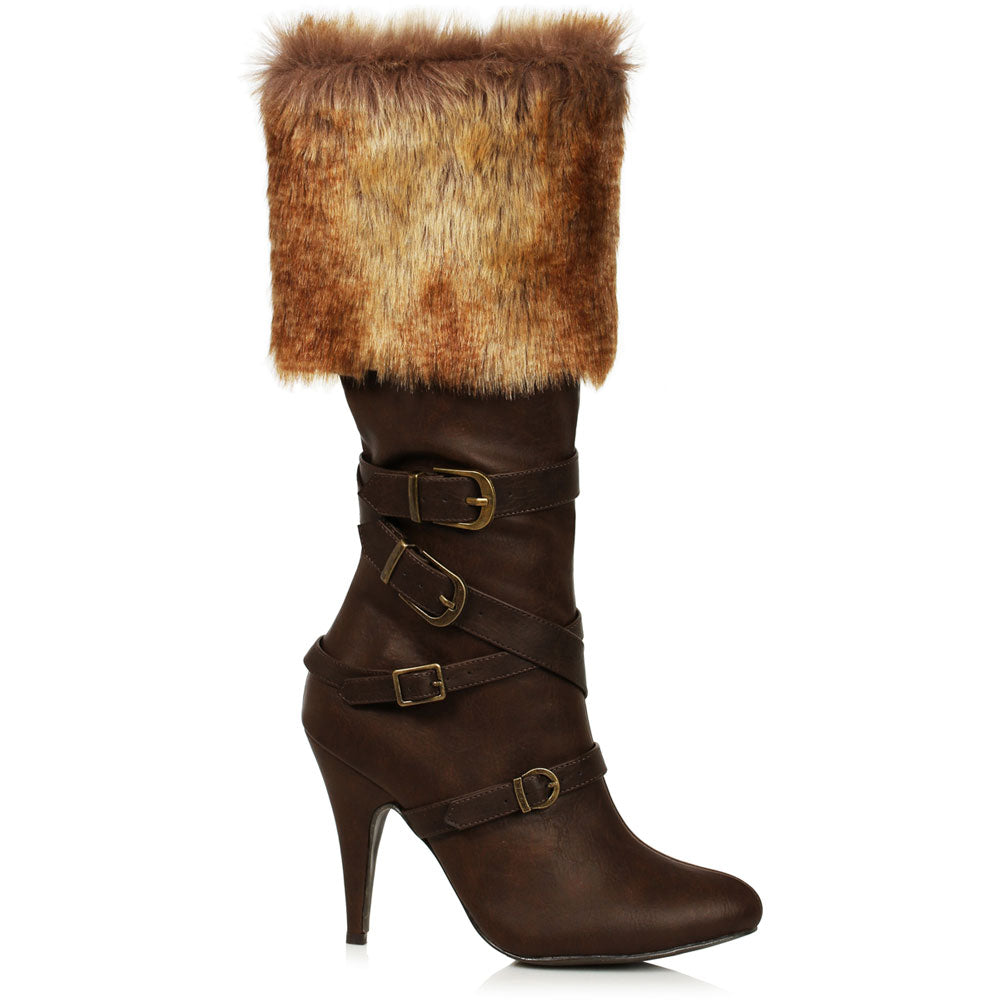 4" Heel Women's Warrior Boots Ellie  418-GRETA