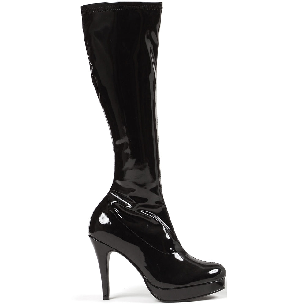 4" Heel Knee High Gogo Boot With Zipper Ellie ELLIE 421-GROOVE