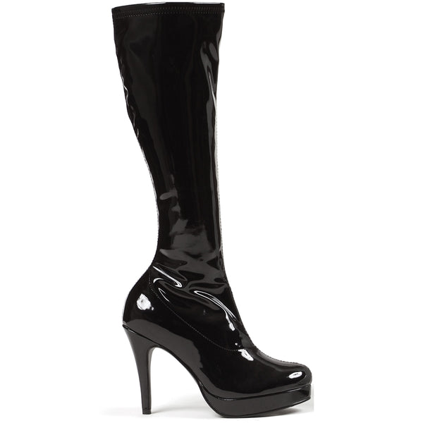 4" Heel Knee High Gogo Boot With Zipper Ellie ELLIE 421-GROOVE