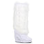 4 Inch Light Up Platform And Fur Ellie  455/HAPPY/WHT