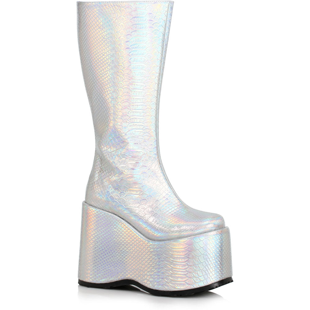 5 Chunky Heel Platform Boot Ellie  500/AMARA/SLVH Main image