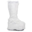 5" Chunky Heel Platform Boot with faux fur. Ellie  500/FUZZ/WHT