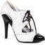 5" Heel Two Tone Closed Toe Oxford. Ellie ELLIE 511-GANGSTER