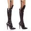 Knee High Stiletto W/ Whip Boots Ellie  511/SADIE