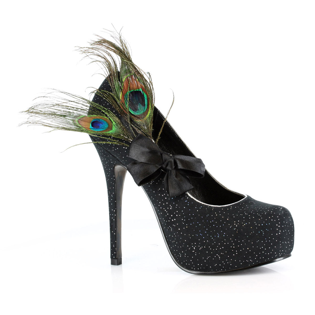 Peacock Plume Platform Pumps Ellie  519/IRIDESCENCE