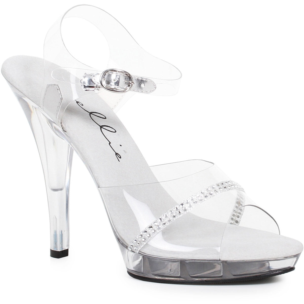 5" Sandals & Pumps Ellie  521/JEWEL/W/CLR Main image