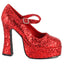 5 Chunky Heel Glitter Mary Jane. Ellie ELLIE 557/EDEN/G