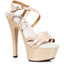 6" Heel Strappy Sandals. Ellie  601-DREAMER