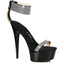 6" Stiletto With Rhinestone Strap Ellie  609-ANIKA
