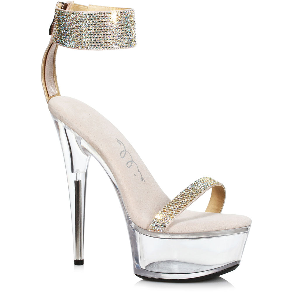 6 Stiletto With Rhinestone Strap Ellie ELLIE 609/ANIKA