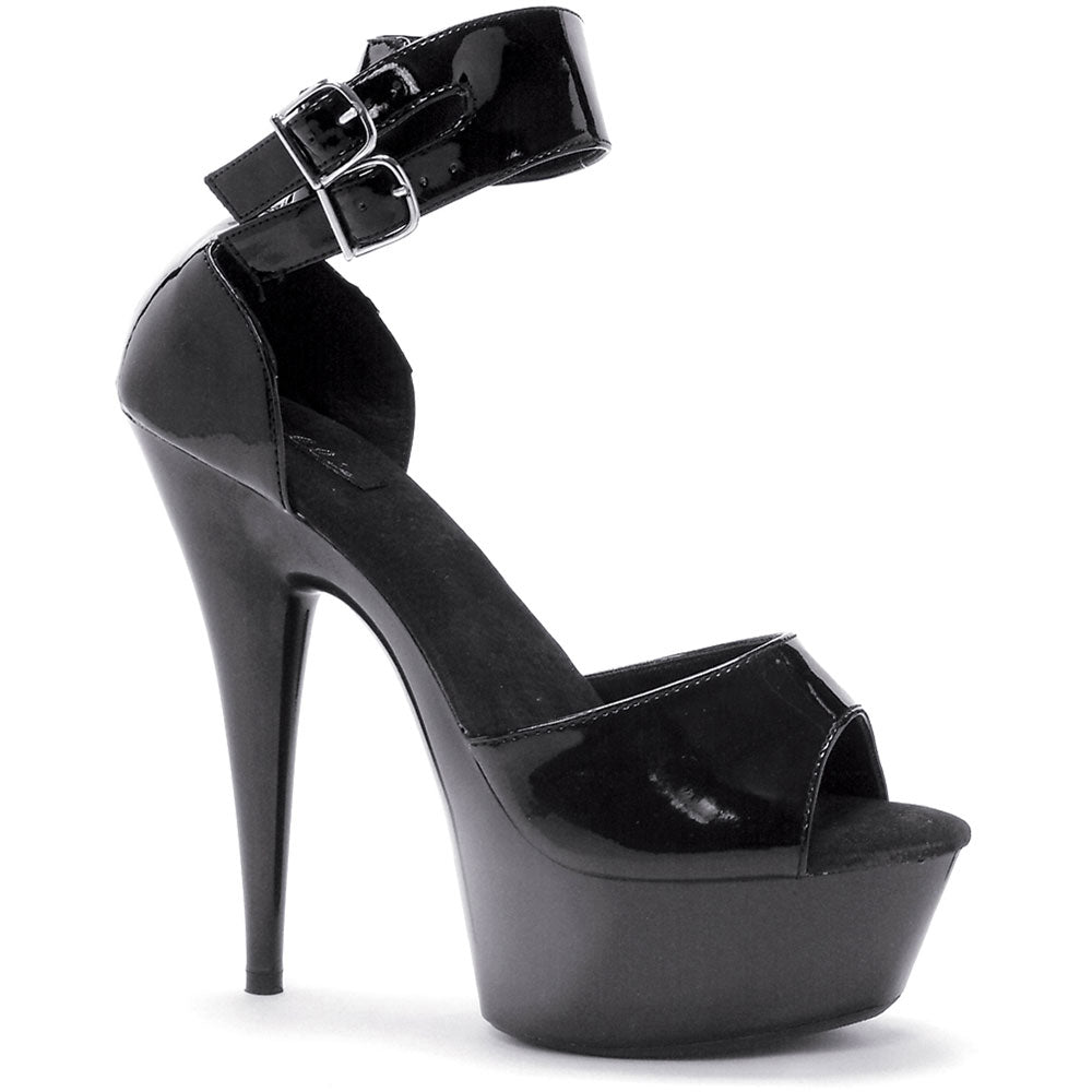 6 Peeptoe Platform With Double Strap Cuff Detail Ellie ELLIE 609/ALIYA