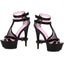 6" Double Ankle Strap Heel Ellie  609-LEVI