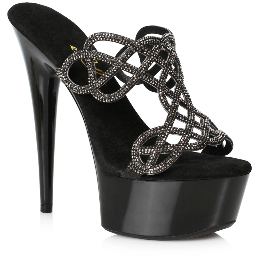 6 Rhinestone Mule Sandal Ellie  609/SABRINA