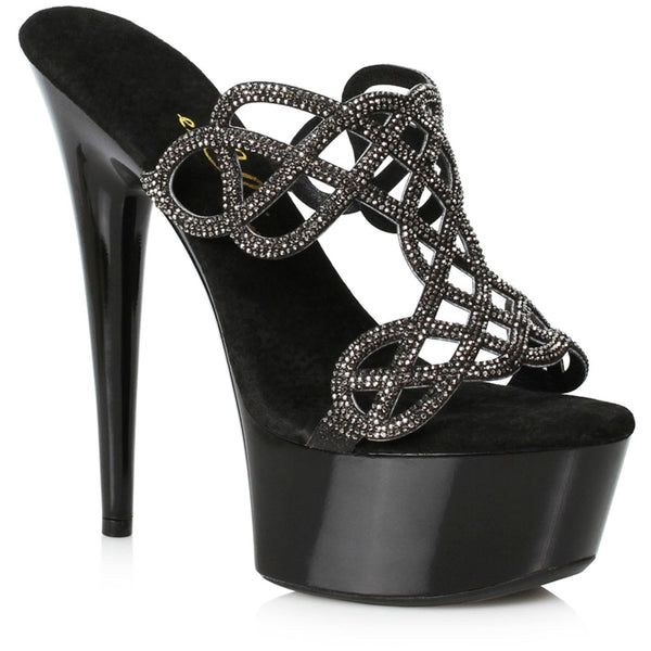 6 Rhinestone Mule Sandal Ellie  609/SABRINA