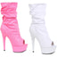 6" Microfiber Slouch Ankle Boot Ellie  609/SCRUNCH/PNK