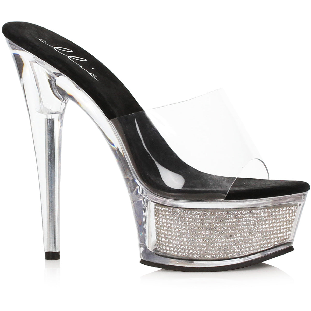 6" Heel Stiletto Sandal With Rhinestone In Platform Ellie  609/SPRING Main image