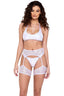 Sequin Fishnet Thong Back Bottoms Roma  6224
