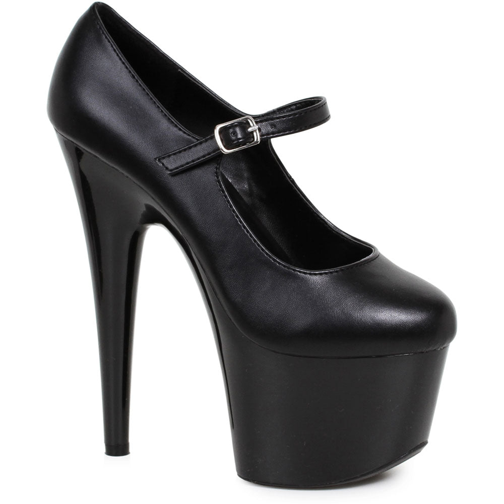 7" Pointed Stiletto Maryjane Ellie  709/DOM/BLKP Main image