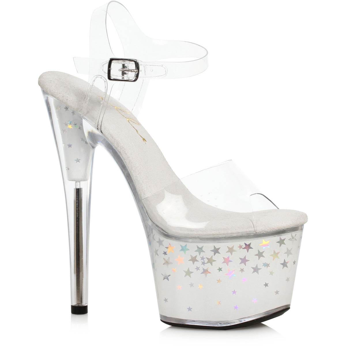 Ellie 7 Inch Heel Pointed Stiletto Platform Sandals for Women Secondary image