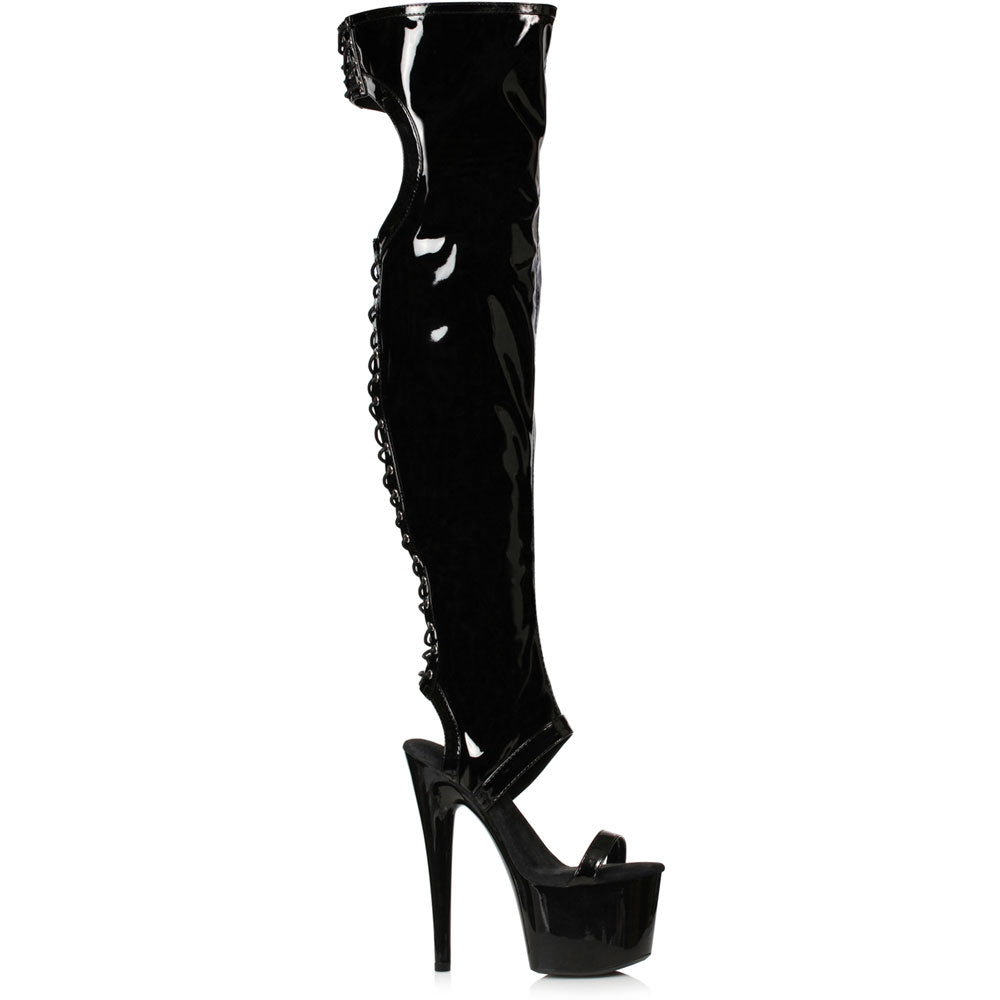 7" Heel Thigh High Boot Ellie  709/YVETTE