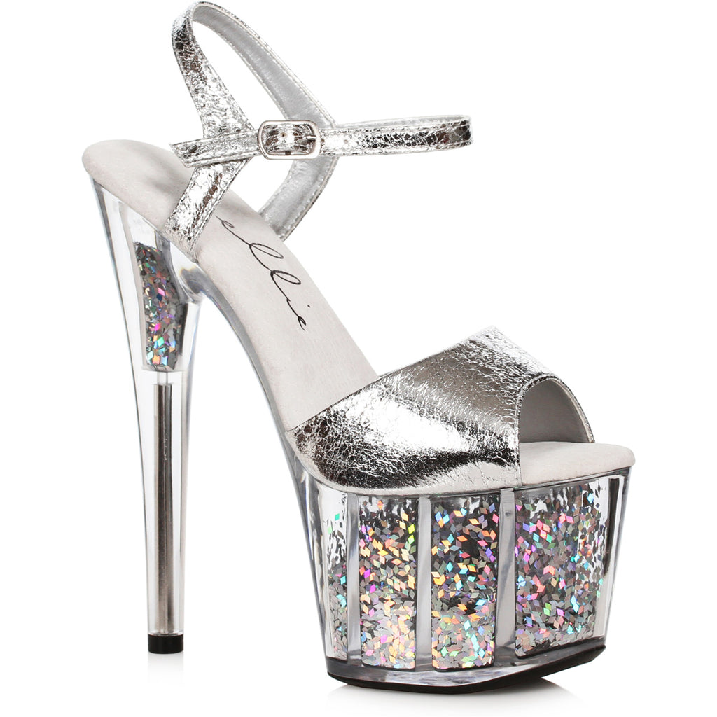 7 Glitter Flakes In Platform Ellie ELLIE 709/ZENYA