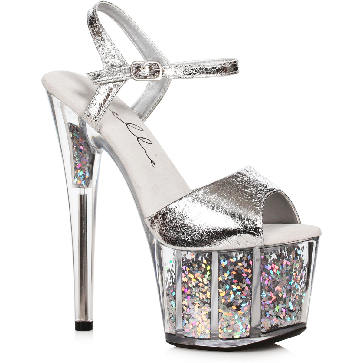 7 Glitter Flakes In Platform Ellie ELLIE 709/ZENYA