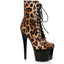 7" Stiletto Snakeskin Platform Ankle Bootsie With Laces Ellie  709-ZIA