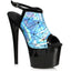 7 HOLOGRAPHIC SANDAL Ellie  709/ZION/BLUE