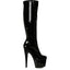 7 Stiletto Stretch Knee High Boot W/Zipper. Ellie ELLIE 709/ZEMMA