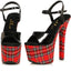 7 Plaid Stiletto Heel Ellie  711/MARY