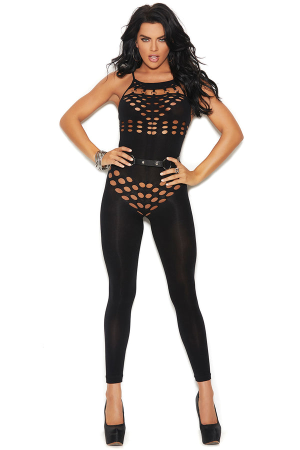 Footless Bodystocking W/Cutout Elegant Moments  82183