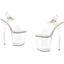 Clear Platform Stiletto Ankle Sandals Ellie  850/BROOK