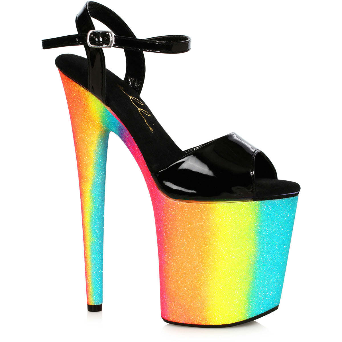 8 Stiletto With Rainbow Glitter Platform Ellie ELLIE 850/CANDY Main image