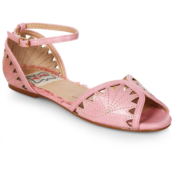Flat Sandals With Strap And Detailed Stitching Ellie  BP100/AGNES