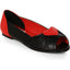 Flat Shoe With Cutout And Accent Color Embellishment Ellie Bettie Page BP100/CLARA