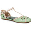 1 Two Toned T-strap Flat Shoe Ellie  BP100/KATIE