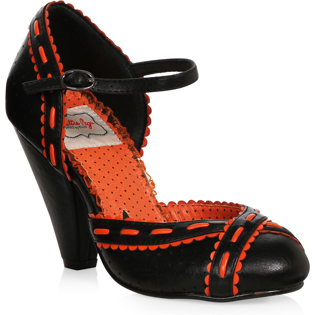 4 Heel Two Tone Closed Toe Pump Ellie Bettie Page BP403/SIDNEY