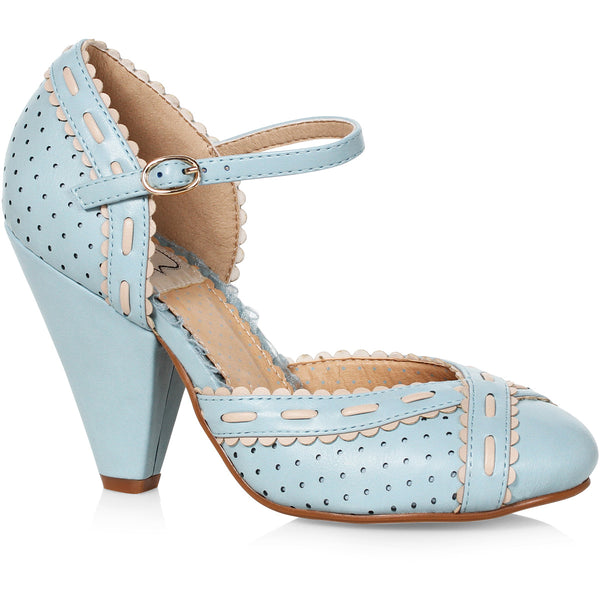 4 Heel Two Tone Closed Toe Pump Ellie Bettie Page BP403/SIDNEY