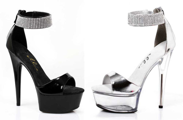 6" Sandals & Pumps Ellie  609/HAVEN/BLK