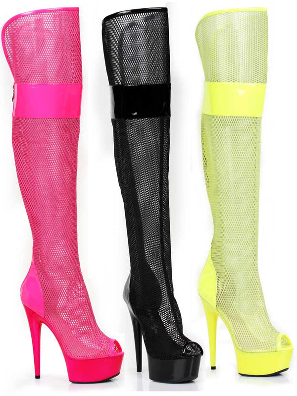 Thigh High Boots Ellie  609/IVY/BLK
