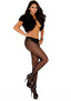 Rhinestone Back Seam Thigh Highs Plus Size Elegant Moments  1890Q