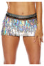Tie Back Waist Skirt With Fringe Skirt. Shirley of Hollywood KOY by Bodyshotz K6159B