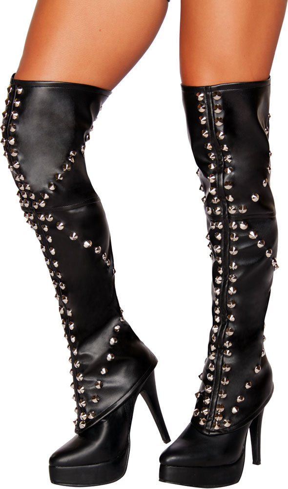 Spike Studded Leggings Roma  LW4569 Main image