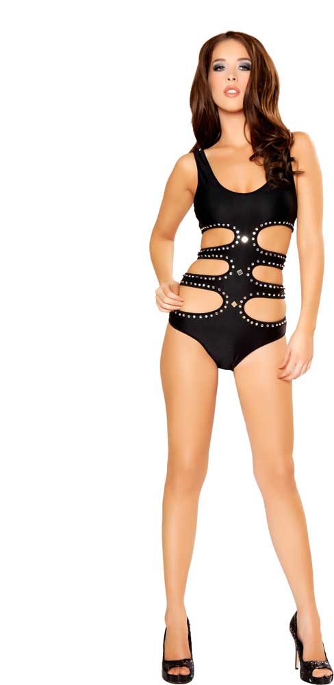 Rhinestone & Mirror Monokini Roma  2961 Main image