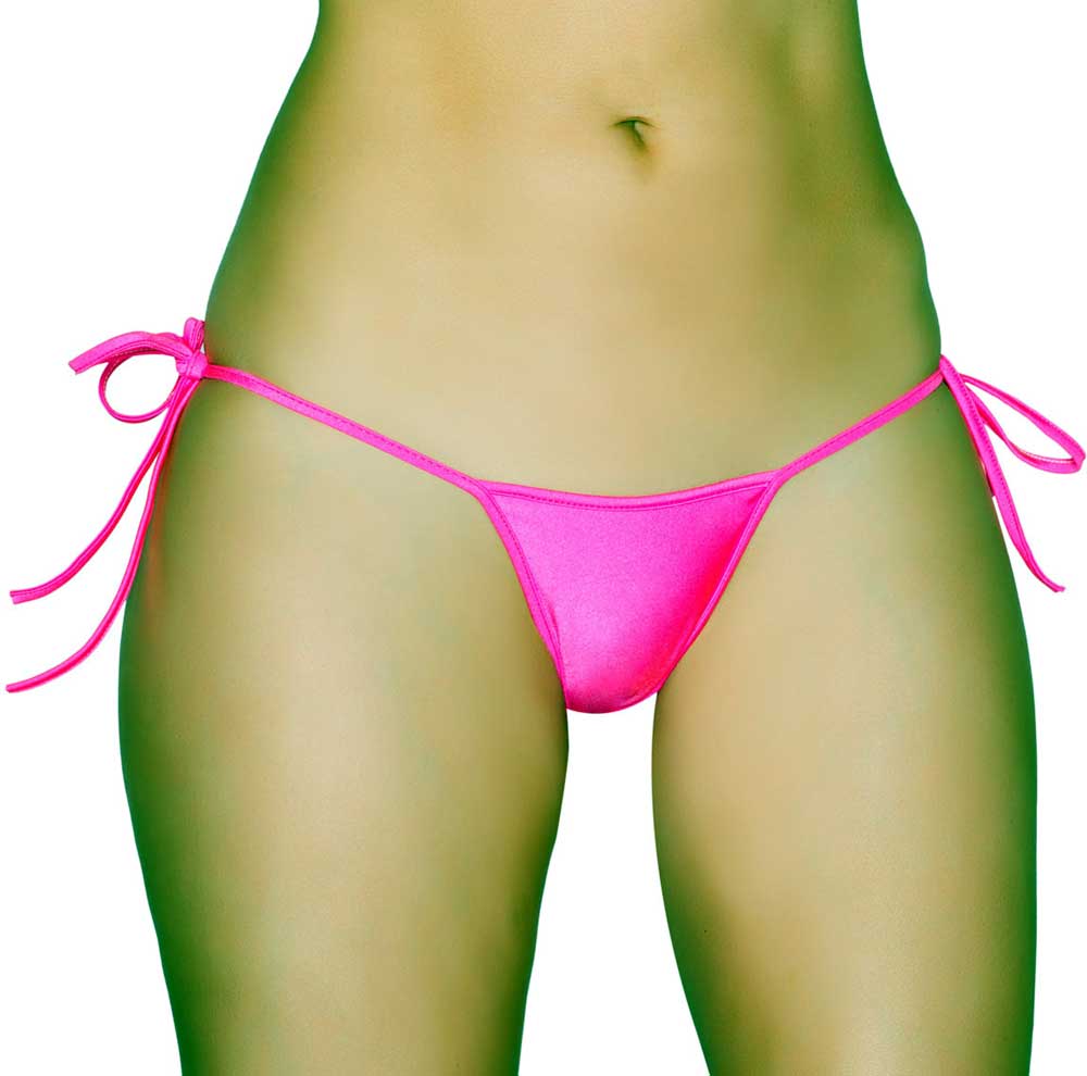 Tie Side Bikini Bottom Thong Panties Roma  SJTie