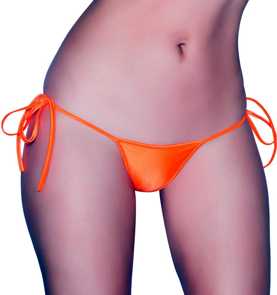 Tie Side Bikini Bottom Thong Panties Roma  SJTie