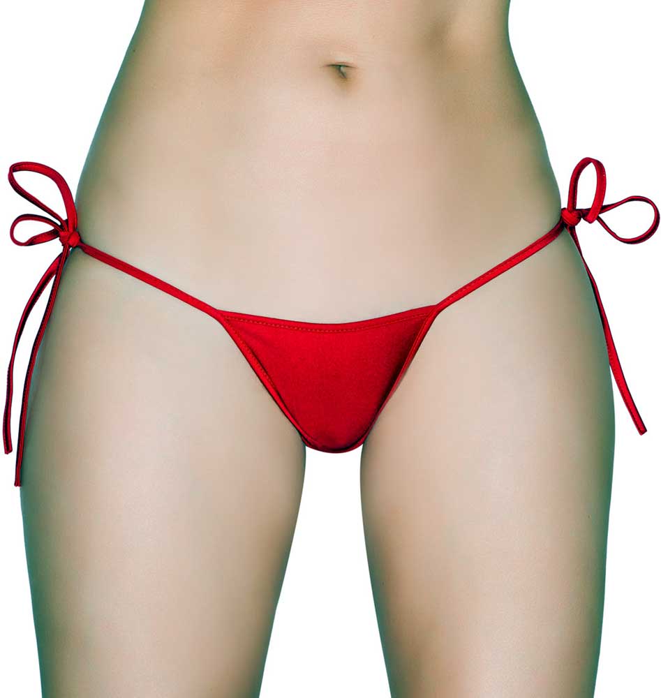 Tie Side Bikini Bottom Thong Panties Roma  SJTie