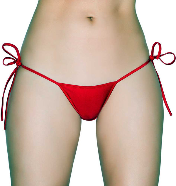 Tie Side Bikini Bottom Thong Panties Roma  SJTie