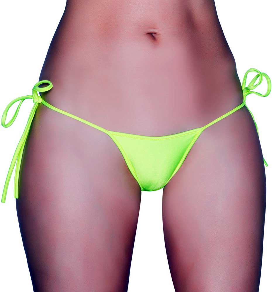 Tie Side Bikini Bottom Thong Panties Roma  SJTie